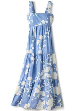 KIVARI Amelie Maxi Dress -- Blue, Size 6 | NWT